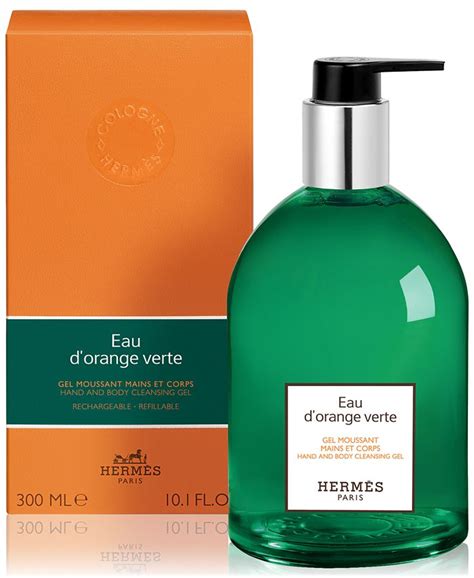 hermes cleansing gel|HERMÈS Eau d'Orange Verte Hand & Body Cleansing Gel, 10.